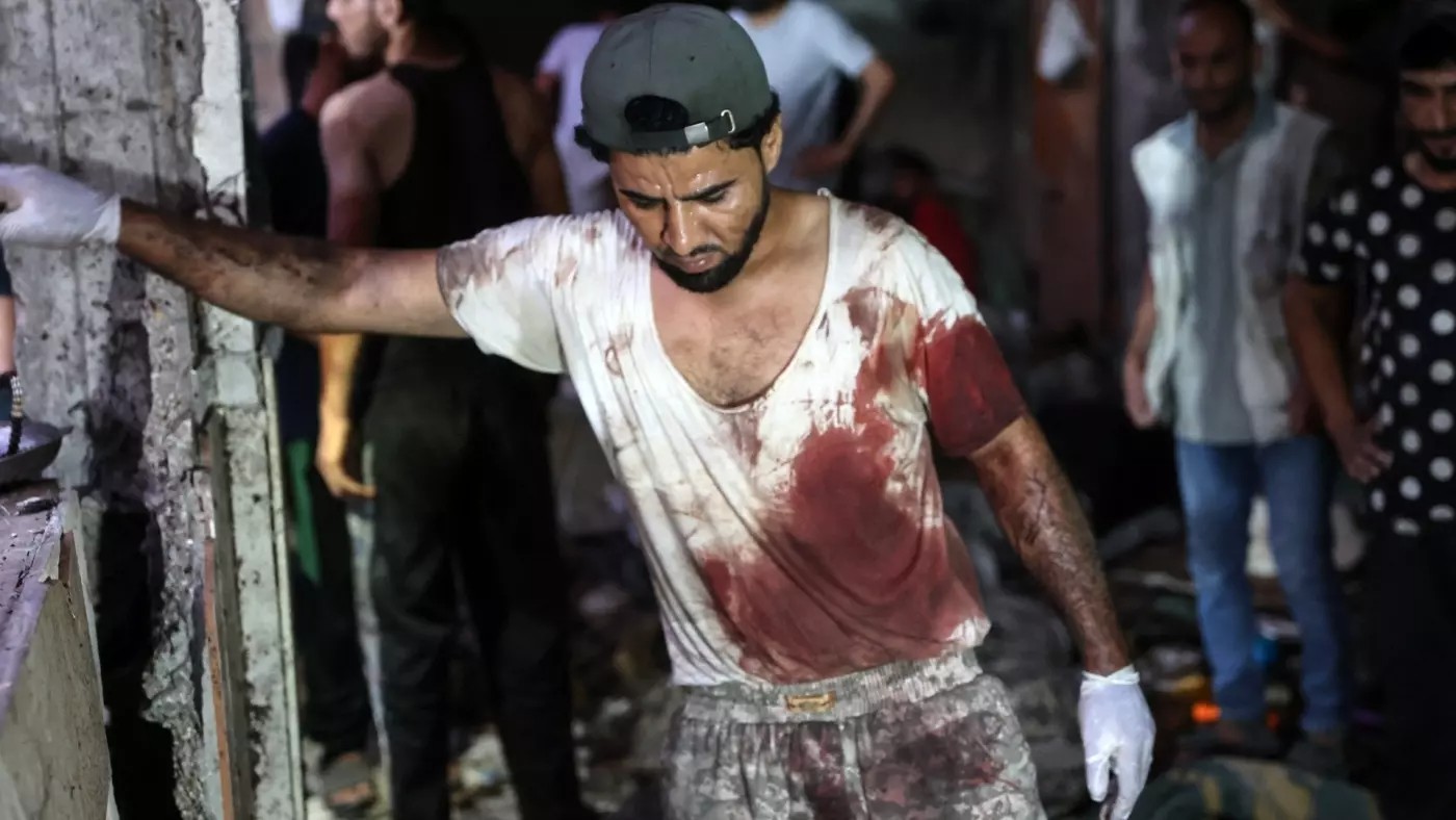 gaza school strike aftermath