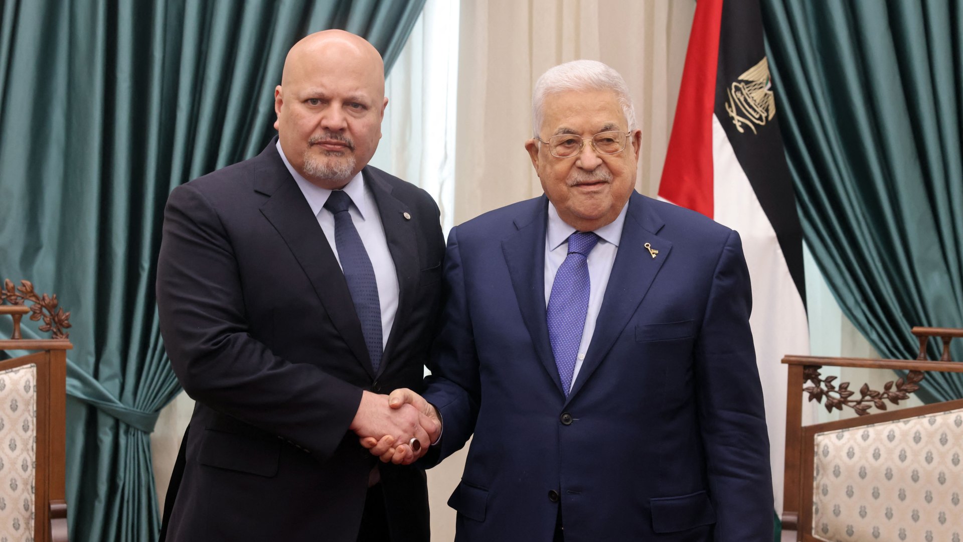 Karim Khan and Mahmoud Abbas