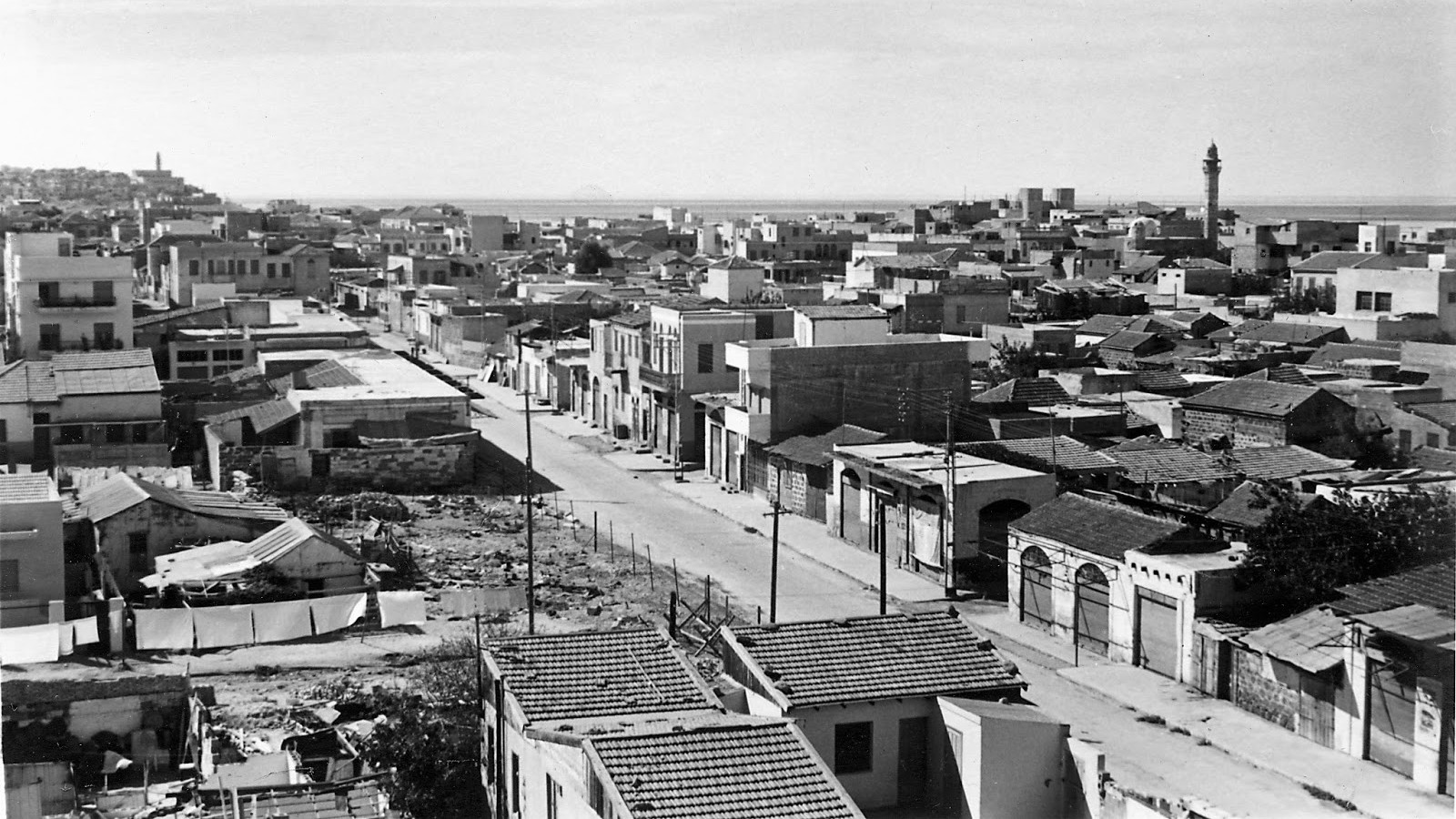 The Manshiyah neighbourhood of Jaffa in 1935 (Creative Commons