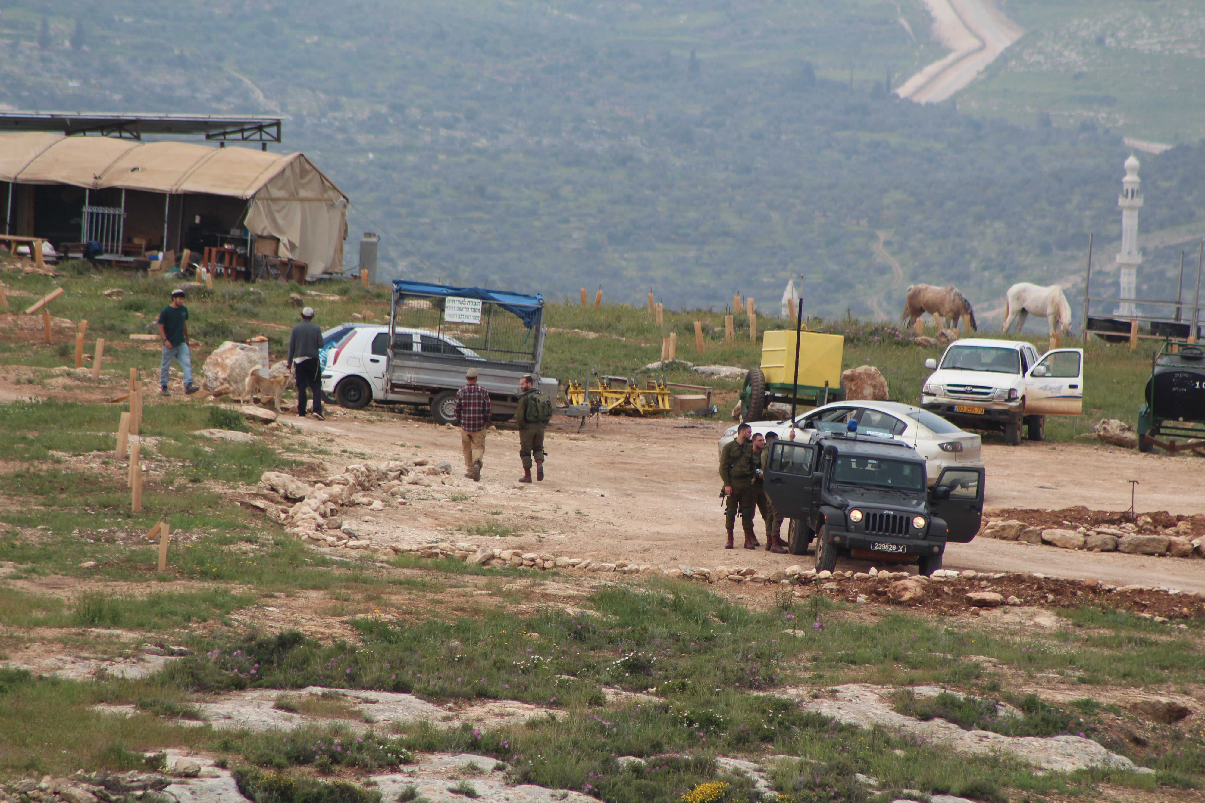 Linking settlements together translates into more loss of land for Palestinians (MEE/Shatha Hammad)