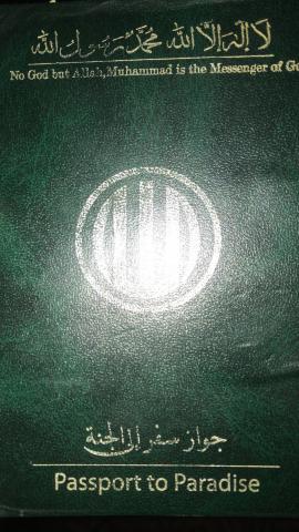 Le « Passeport pour le paradis » délivré par l'EI (MEE/Afshin Ismaeli)