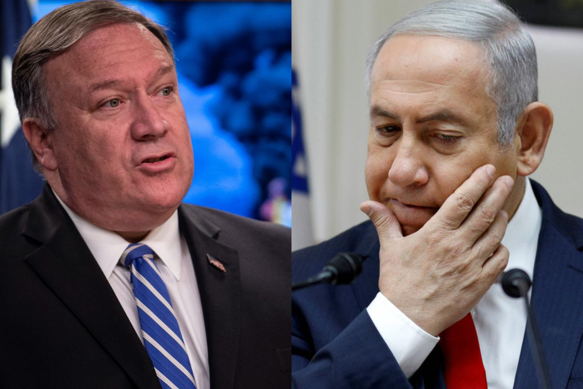 Pompeo Netanyahu (AFP/Reuters)