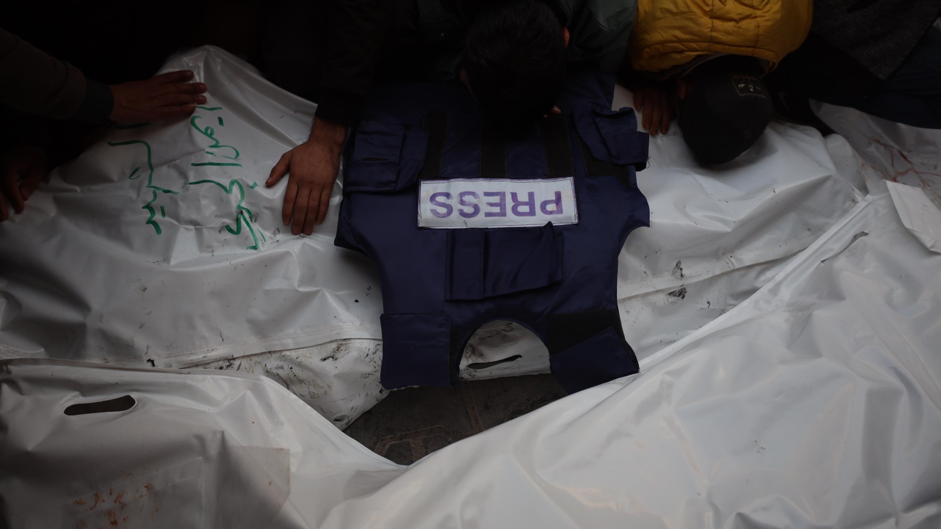 press vest slain journalists
