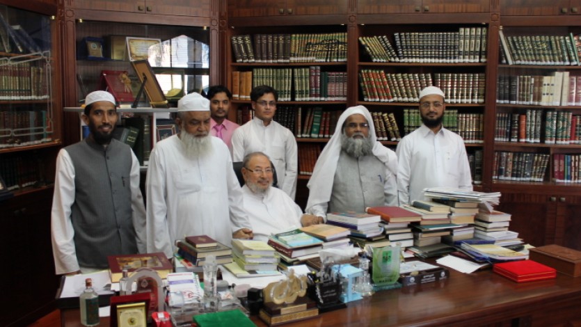 qaradawi receiving indian scholars