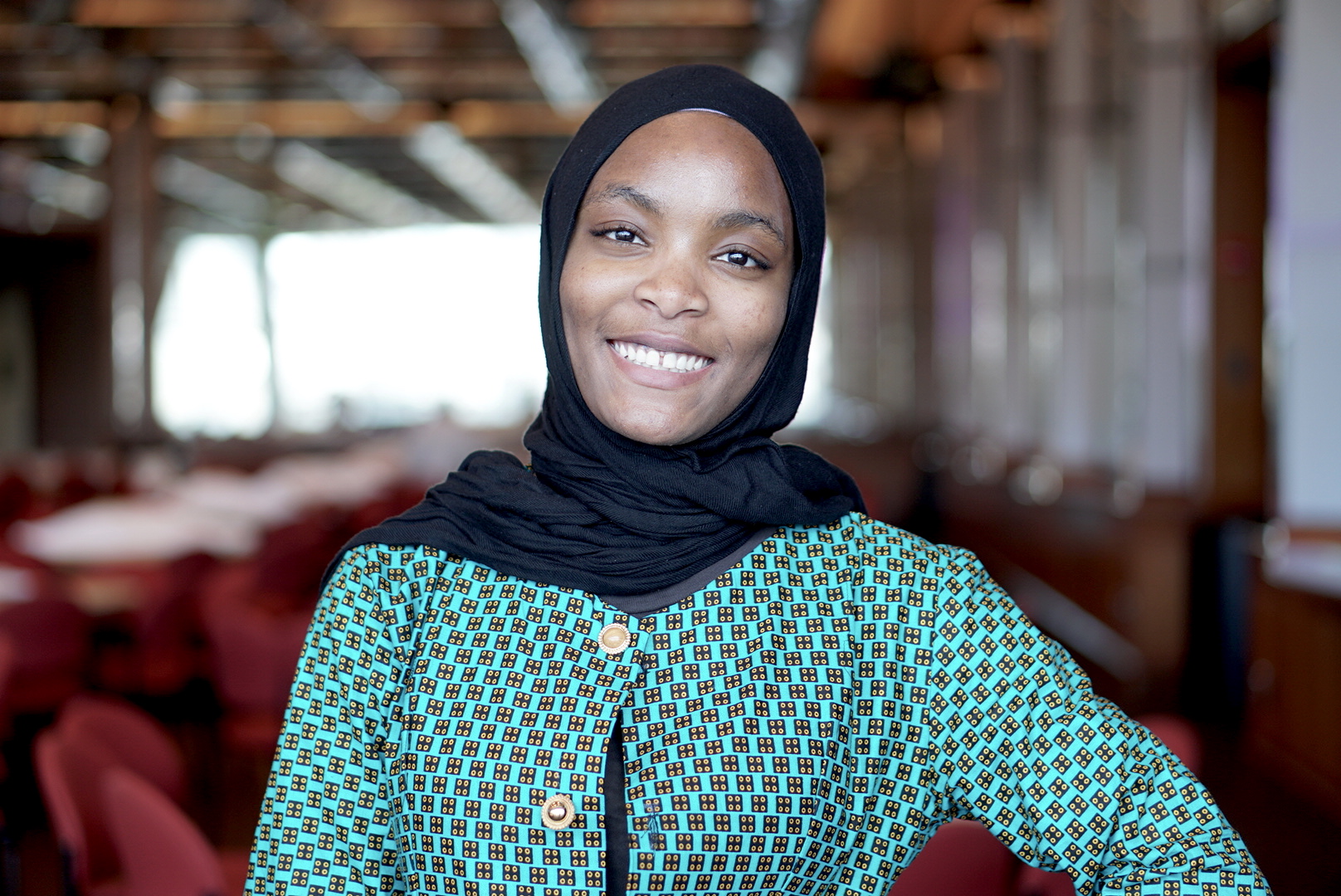 Raphia Ngoutane, chair of BMI, says conference was meant to be learning and challenging experience for all (MEE/Azad Essa)