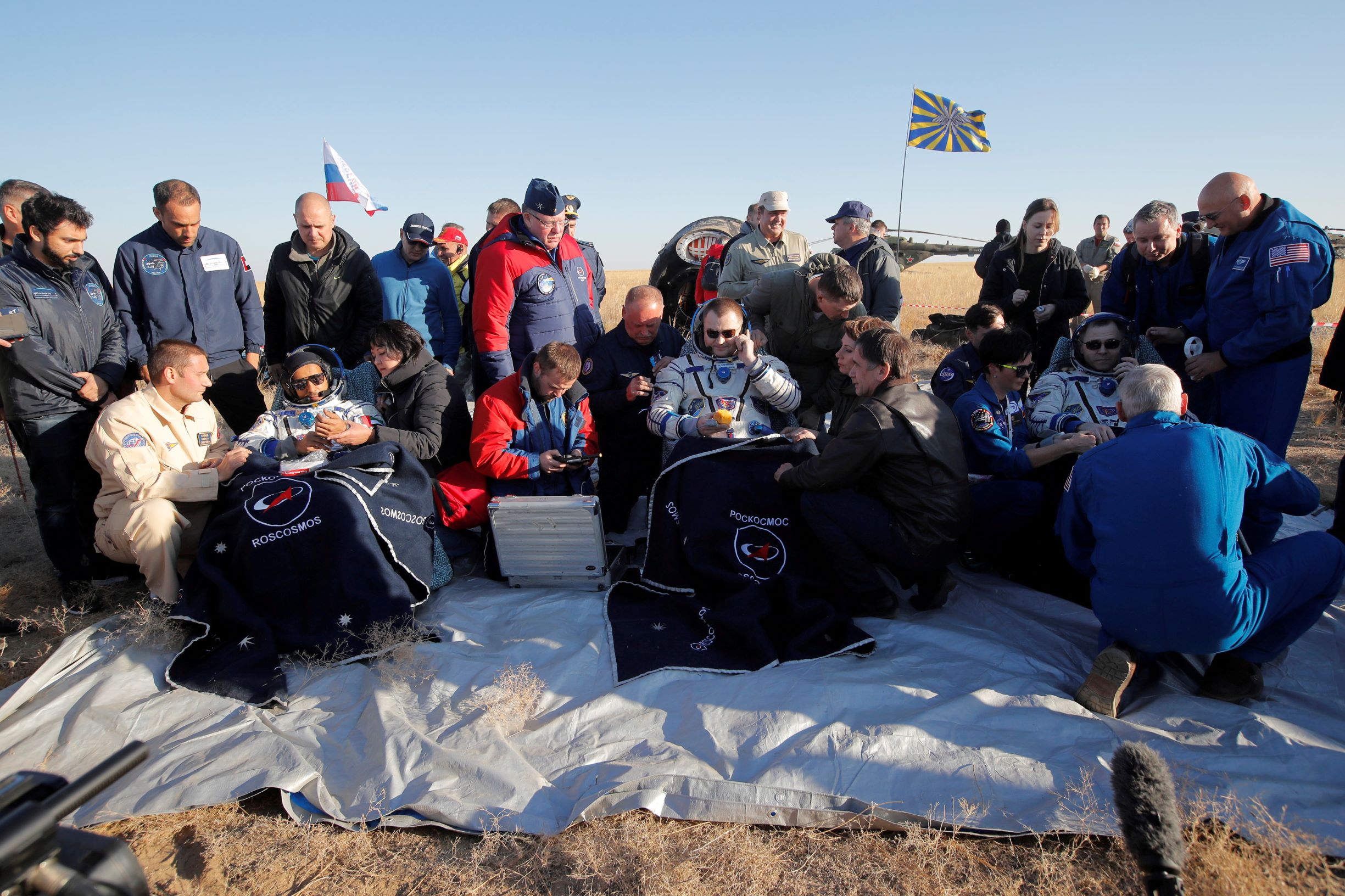 Reuters UAE Mansoori Landing ISS