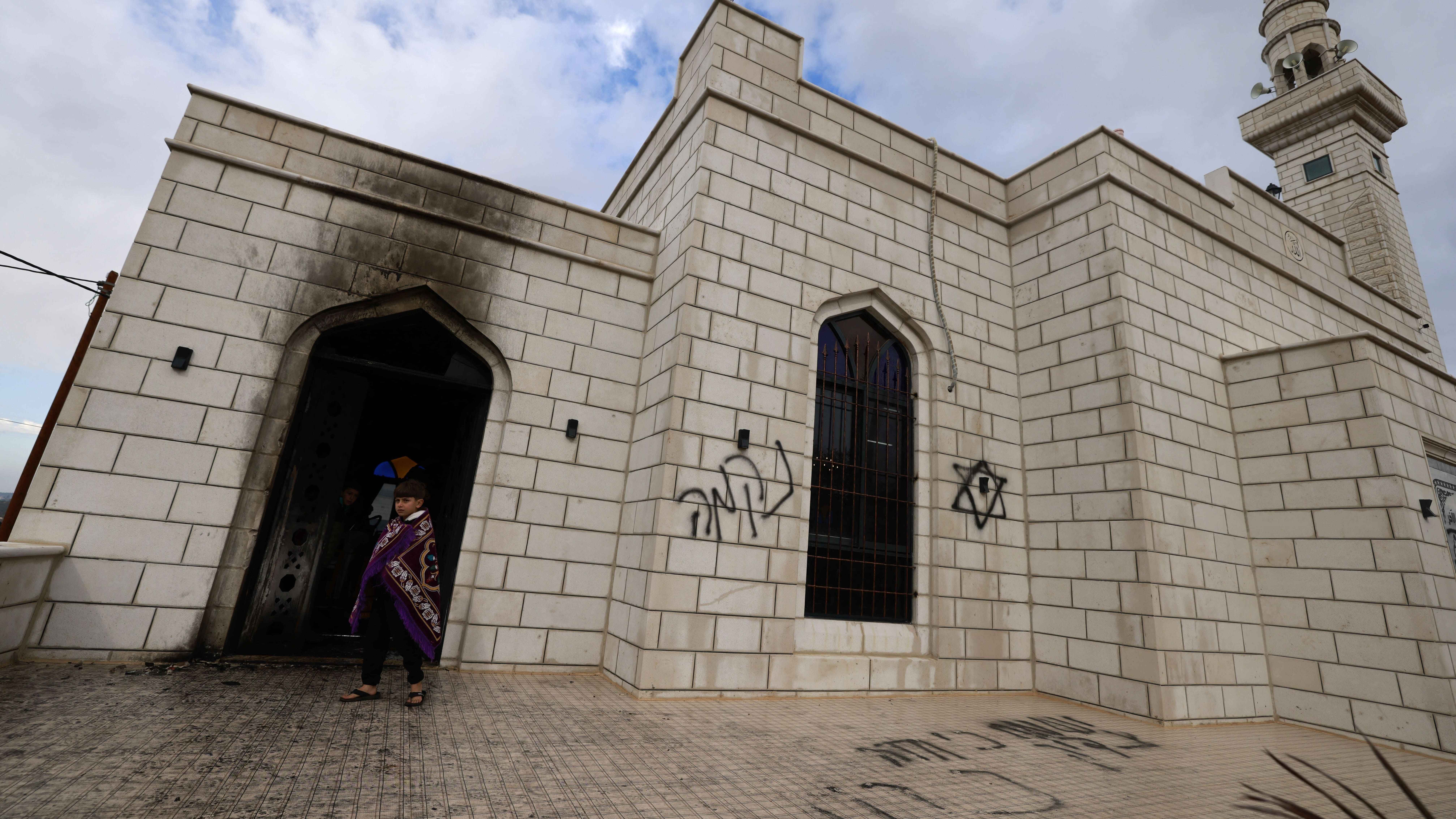 Salfit-WestBank-SettlersTorchMosque-20DEC2024-AFP-JaafarAshtiyeh 