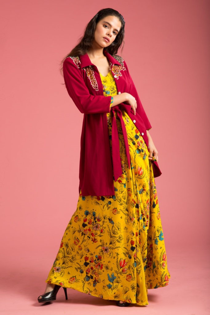 Salita Nandi's collection at Paris Fashion Week was inspired by Rogan art (Salita Nandi)