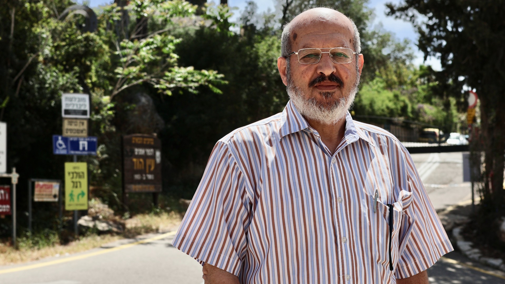 Sameer Abu al-Hija, a Palestinian historian, says the village became an Israeli artists' colony after the artist Marcel Janco visited the area (Samah Watad/MEE)