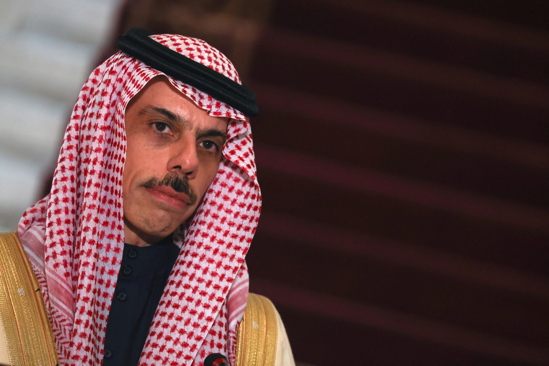 Saudi Arabia's Foreign Minister Prince Faisal bin Farhan