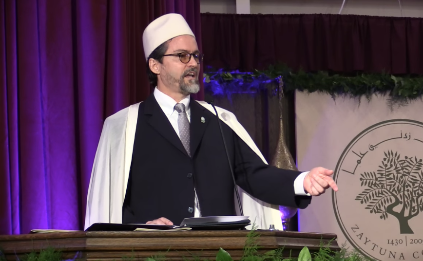  Hamza Yusuf co-founded the Zaytuna college in 2008 alongside Imam Zaid Shakir and Hatem Bazian (Screengrab)