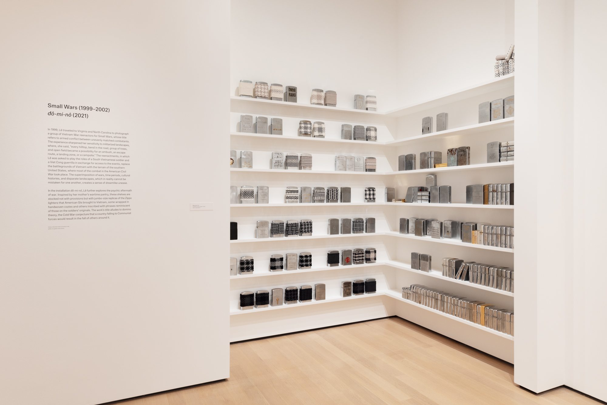 Installation view of An-My Lê: Between Two Rivers/Giữa hai giòng sông/Entre deux rivières, The Museum of Modern Art, New York, November 5, 2023–March 9, 2024. Photo: Jonathan Dorado