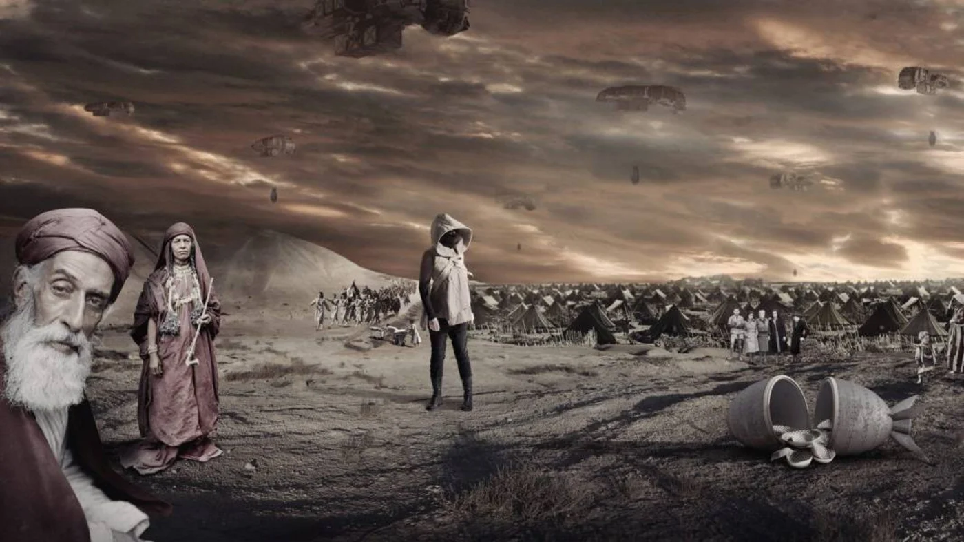 In the Future They Ate From the Finest Porcelain, Spaceships (Sabrina Amrani)