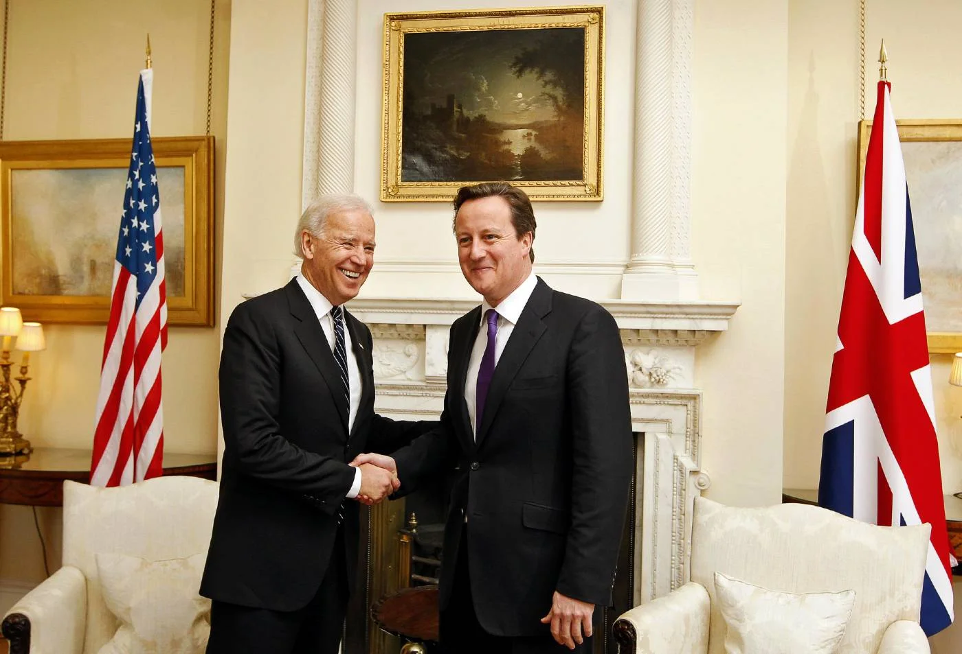 Joe Biden David Cameron 