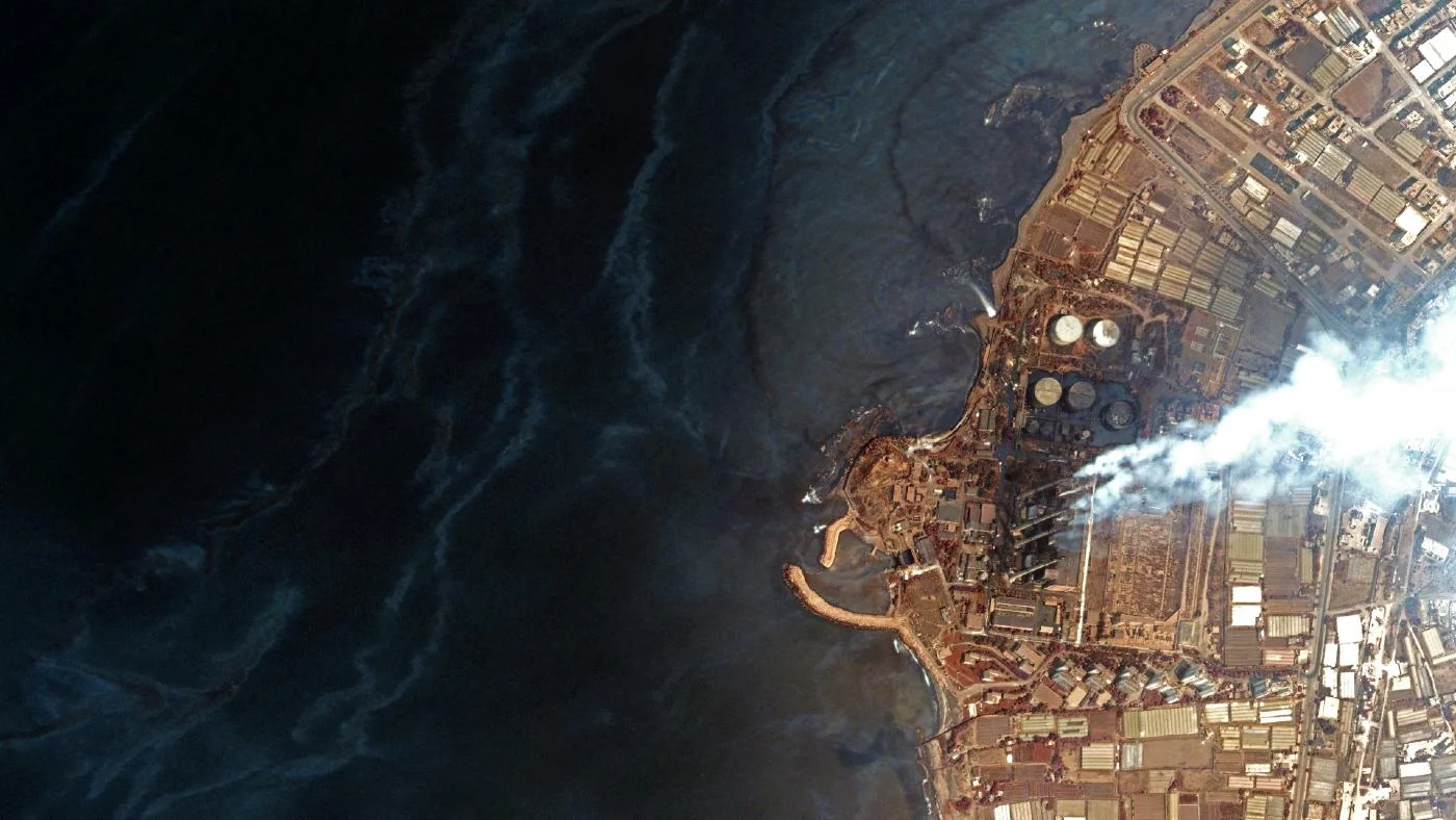 Syria-oil-spill-Baniyas-power-plant-August-2021-AFP