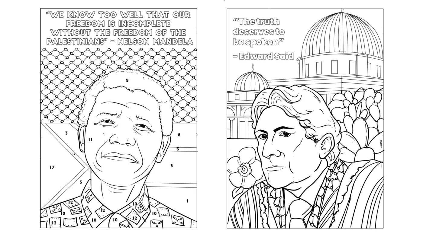 from the river to the sea colouring book 