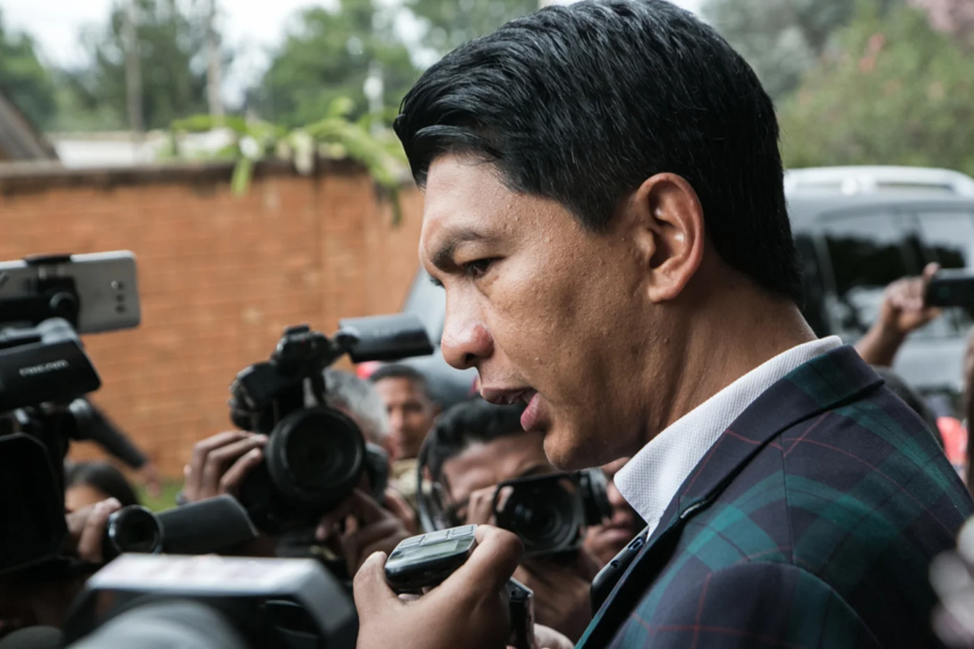 Madagascar's President Andry Rajoelina 