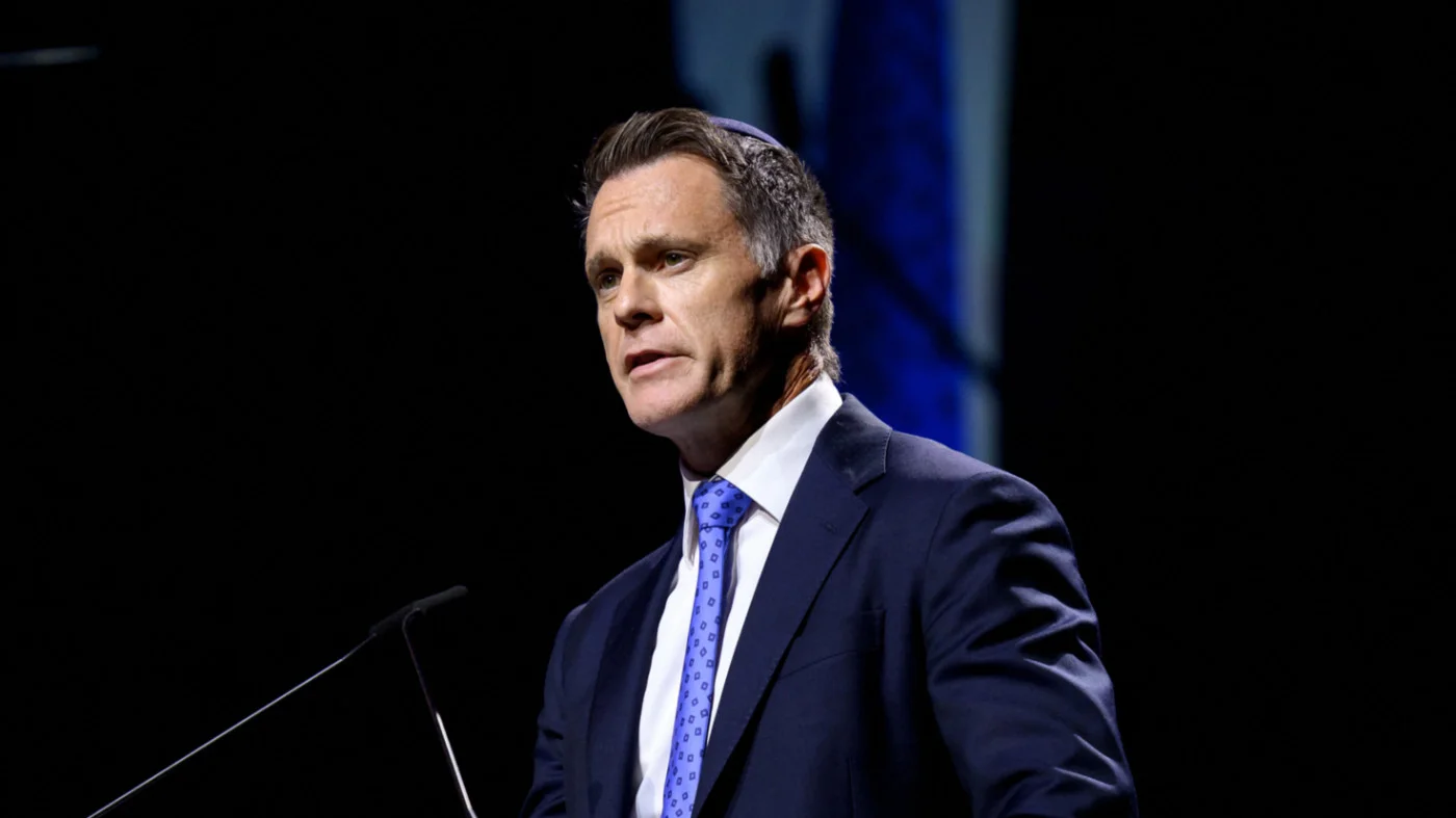 Premier of NSW Chris Minns speaks during the 