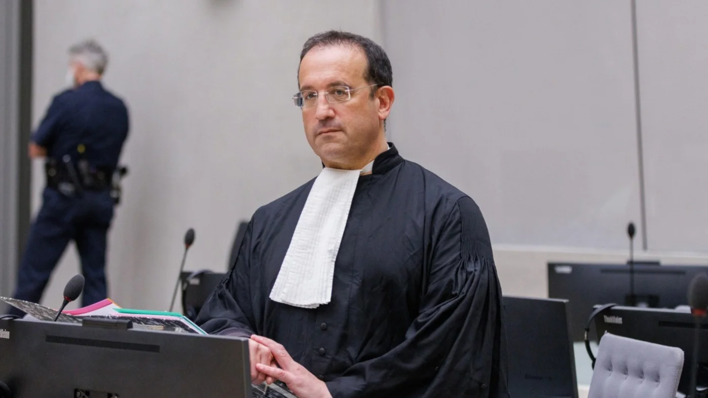 Nicholas Kaufman, pictured during court proceedings at the ICC in 2024 (ICC/Flickr)