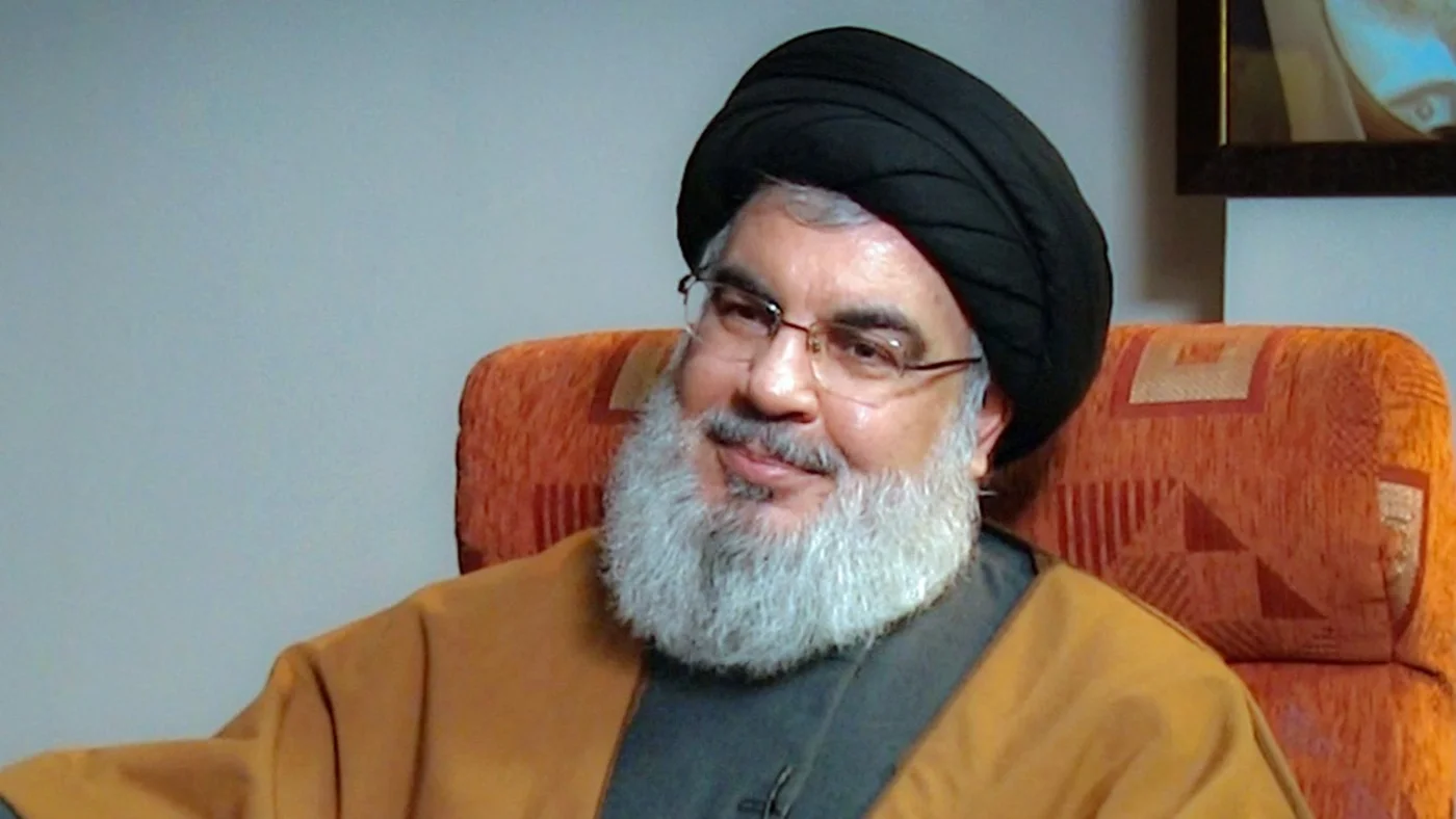 An undated picture of Lebanon's Hezbollah leader Hassan Nasrallah (office Ayatollah Ali Khamenei/AFP)