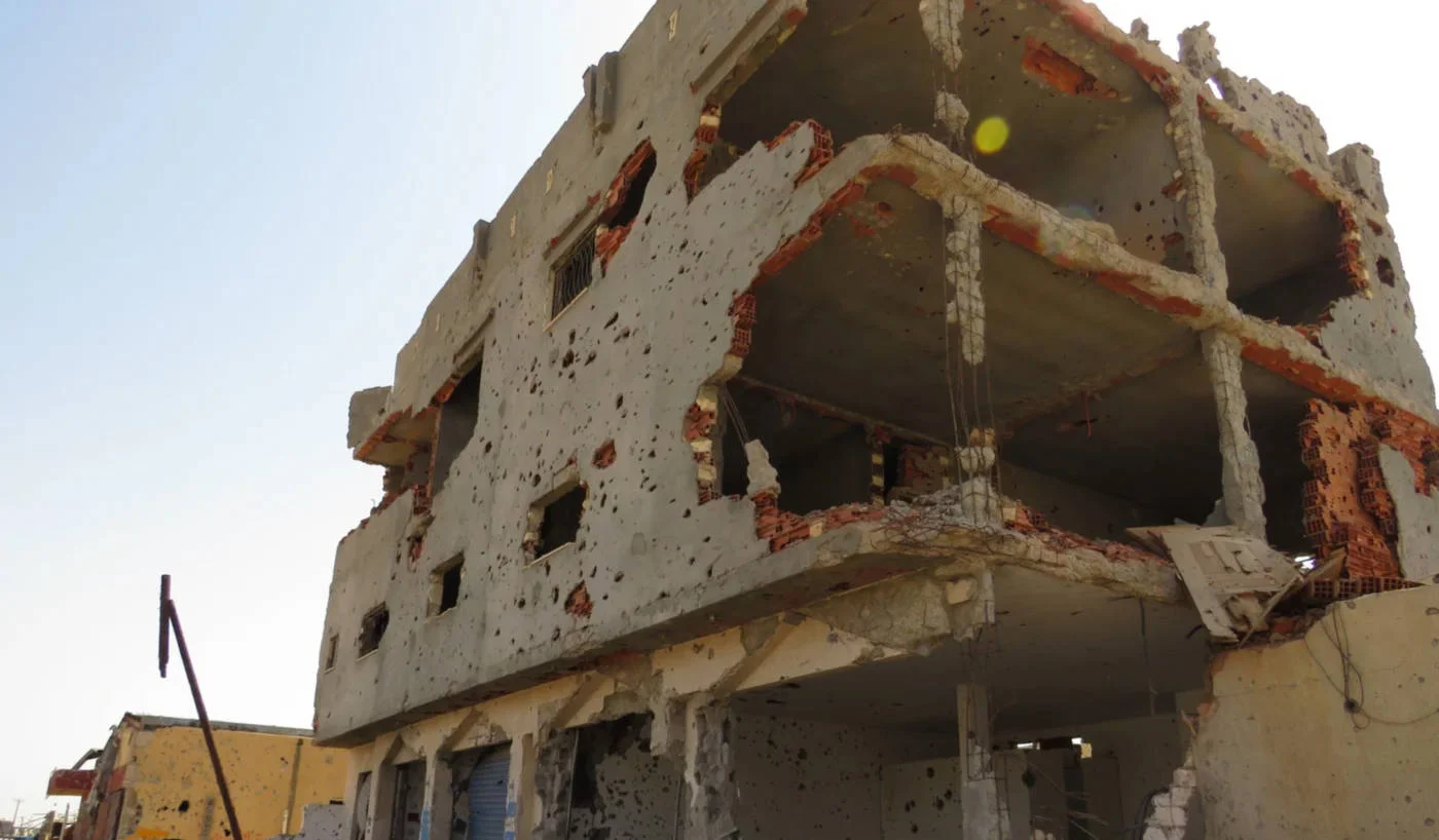 Ain Zara is one of the Tripoli neighbourhoods worst hit by the conflict (MEE/Daniel Hilton)