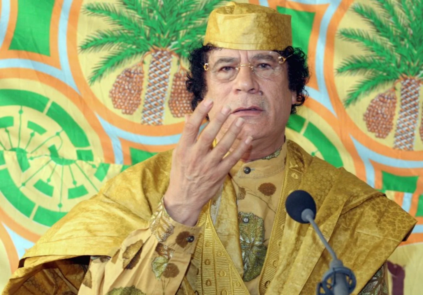 The late Colonel Muammar Gaddafi of Libya is pictured in 2005 (AFP)