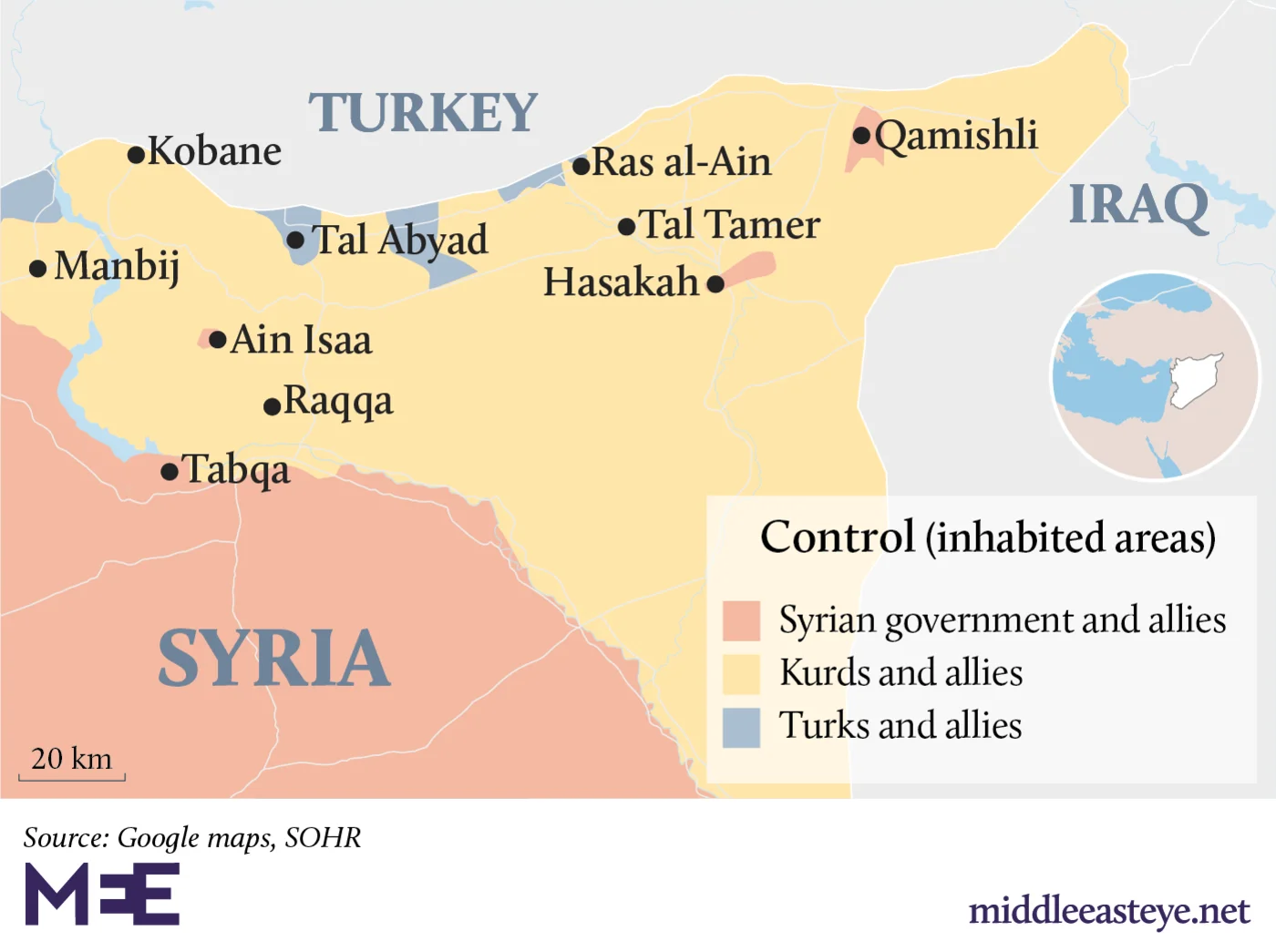 Syria map