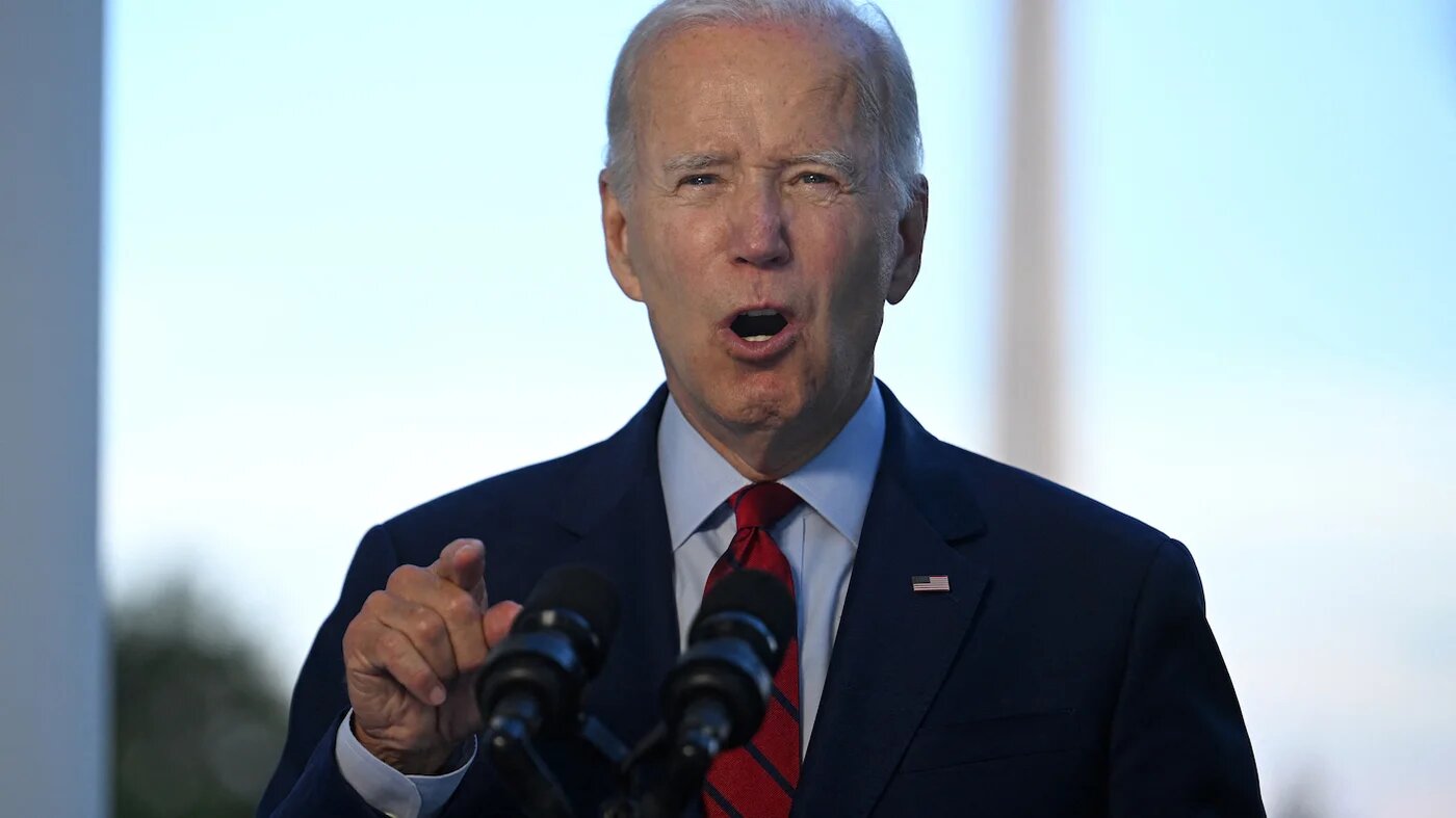 US President Joe Biden speaks on the operation that killed Zawahiri at the White House in Washington, DC, on 1 August 2022 (AFP)