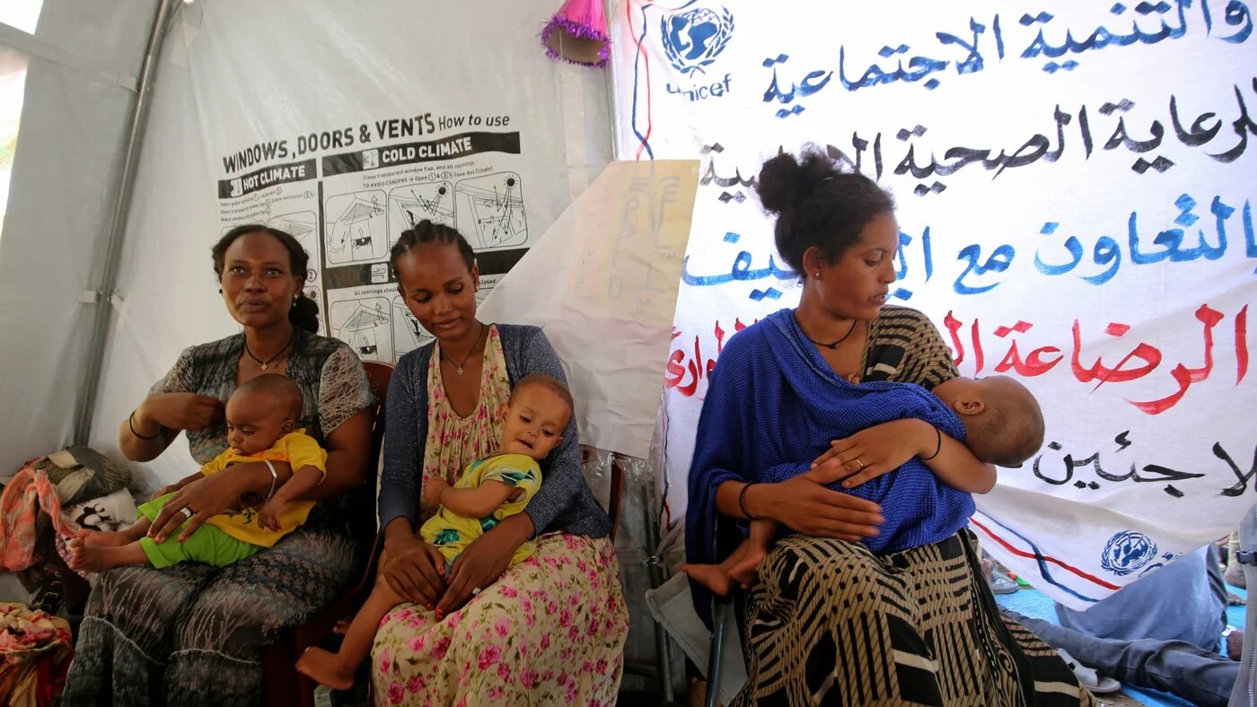Ethiopian refugees Sudan Tigray Hamdaiet AFP