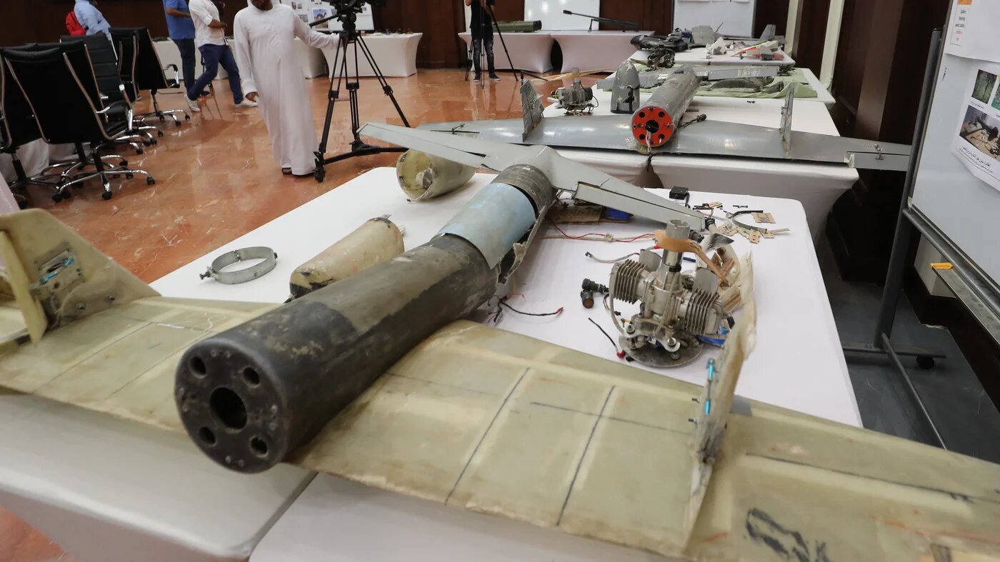 Iranian-made Ababil drones 