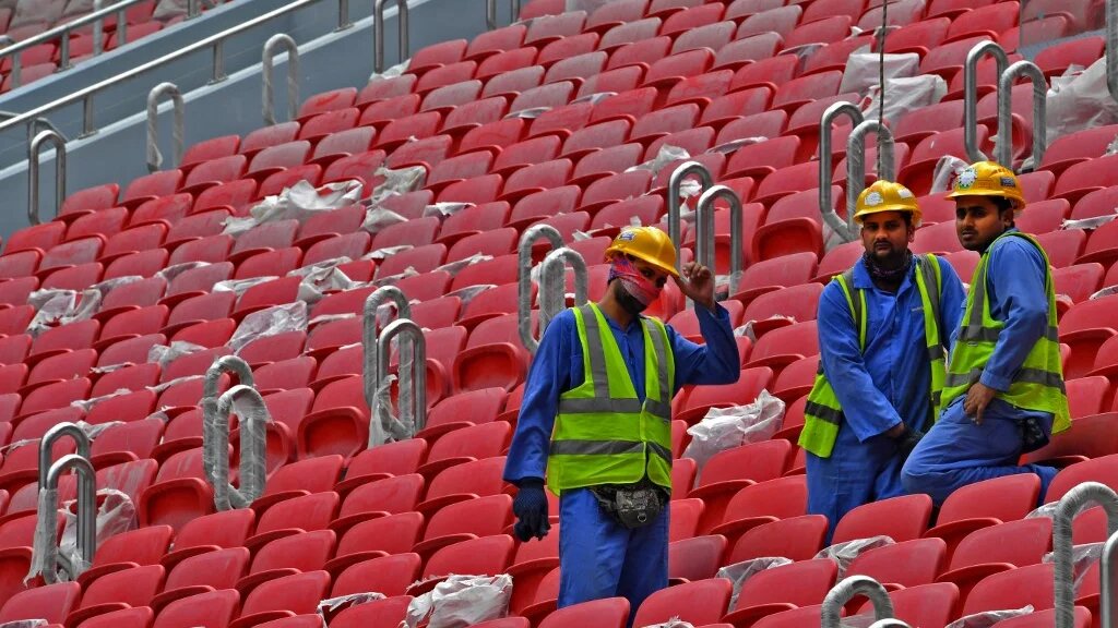 L’Organisation internationale du travail (OIT) a affirmé que 50 travailleurs immigrés sont morts au Qatar en 2020 (AFP/Giuseppe Cacace)