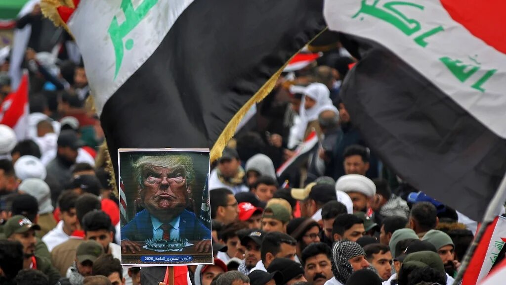 Marche contre la présence américaine en Irak, le 24 janvier 2020 (AFP)