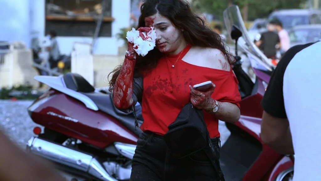 Explosion à Beyrouth, le 4 août 2020 (AFP)