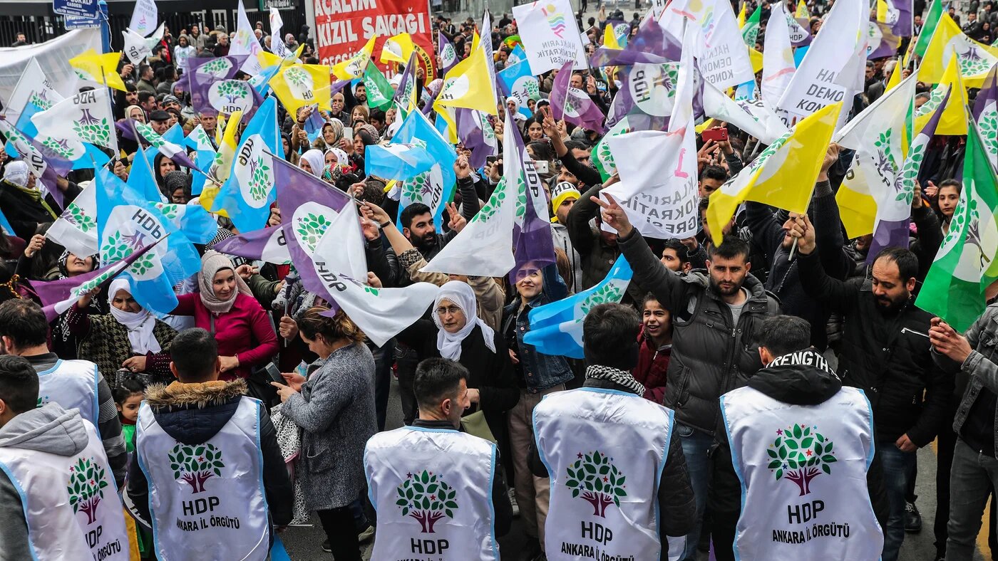 HDP supporters rally