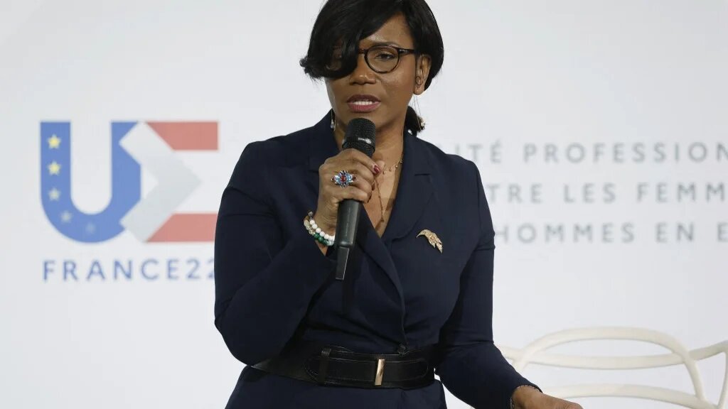 L’ex-ministre déléguée en charge de l’Égalité entre les femmes et les hommes, Élisabeth Moreno, a été investie le 13 mai sur la zone électorale très convoitée de la neuvième circonscription, qui couvre le Maghreb et l’Afrique de l’Ouest, à l’exception du Bénin, du Nigeria, du Ghana et du Togo (AFP/Ludovic Marin)