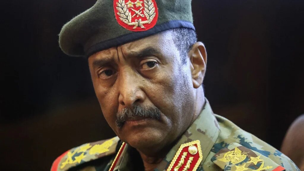 Sudan's army chief Abdel Fattah al-Burhan has lifted a state of emergency imposed since last year's military coup (AFP)