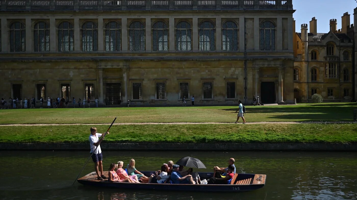 The River Cam flowing through Cambridge. (AFP)