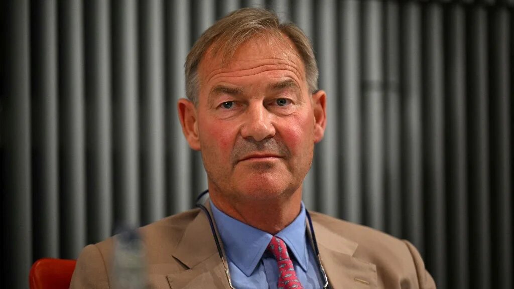 Rupert Lowe photographed in London on 5 July 2024, a day after the general election in which he was elected as MP for Great Yarmouth. (AFP)