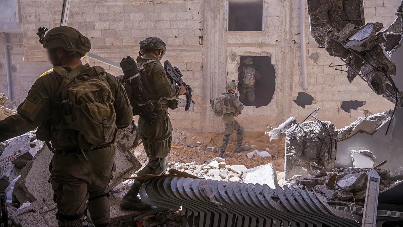 Handout picture released by the Israeli army in late July, 2024, showing Israeli troops on the ground in Gaza (AFP/ Israeli Army)