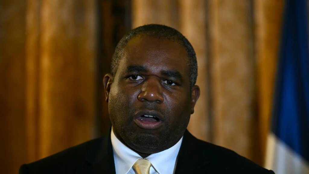 British Foreign Secretary David Lammy in Israel (AFP)