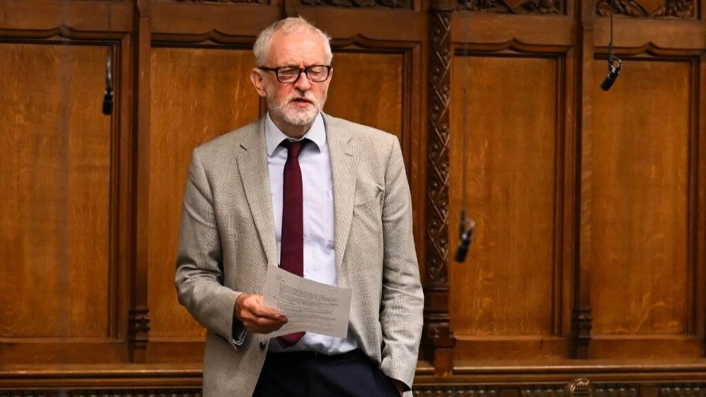 MP Jeremy Corbyn speaking during a debate in the House of Commons (AFP)