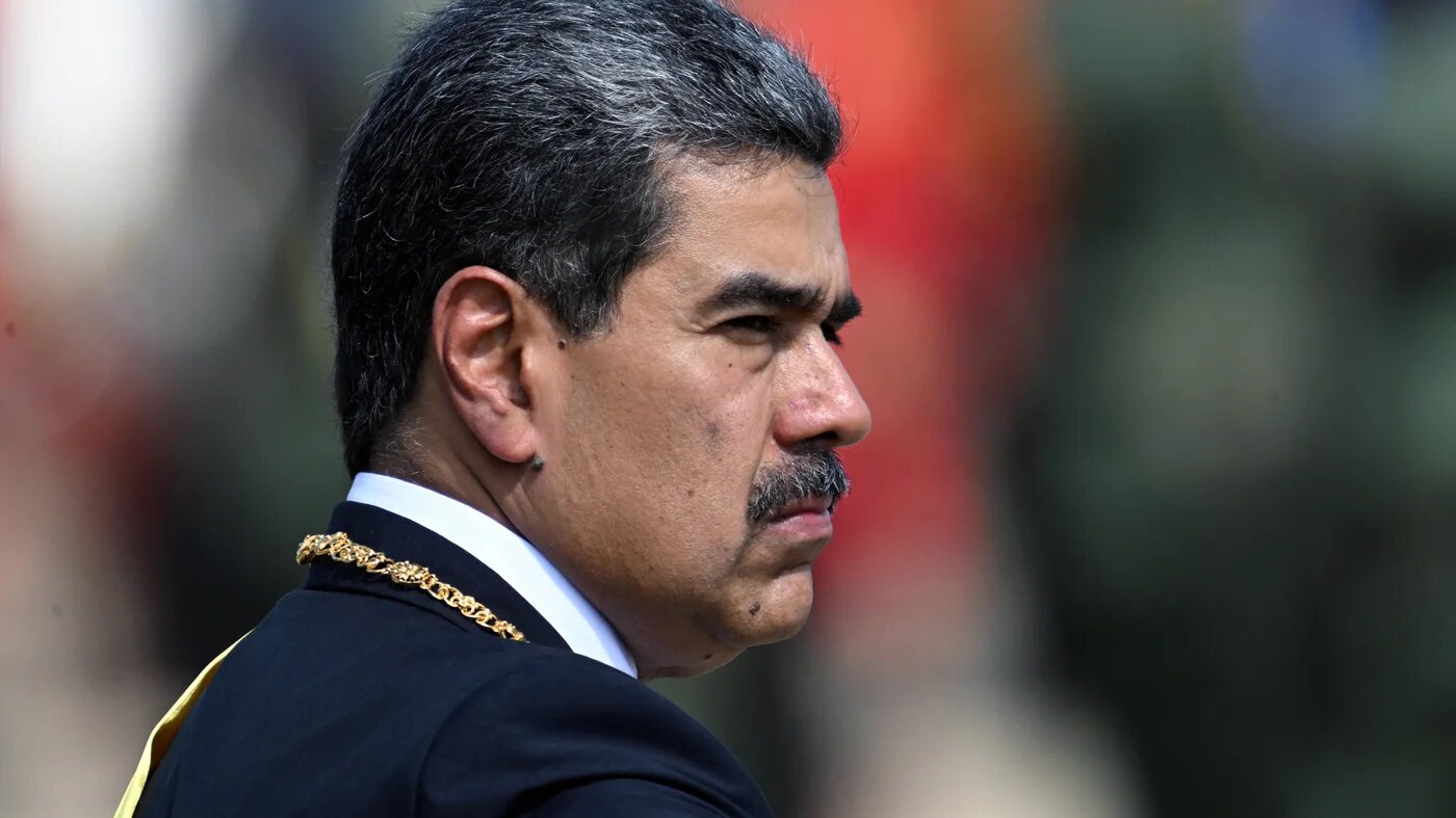 Venezuela's President Nicolas Maduro gestures during a ceremony at Fort Tiuna military base within the presidential inauguration in Caracas on 10 January 2025 (AFP)