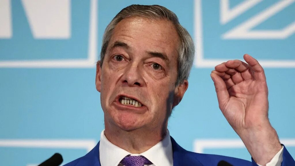 Reform UK leader, Nigel Farage, attends a party press conference in London on January 7, 2026.