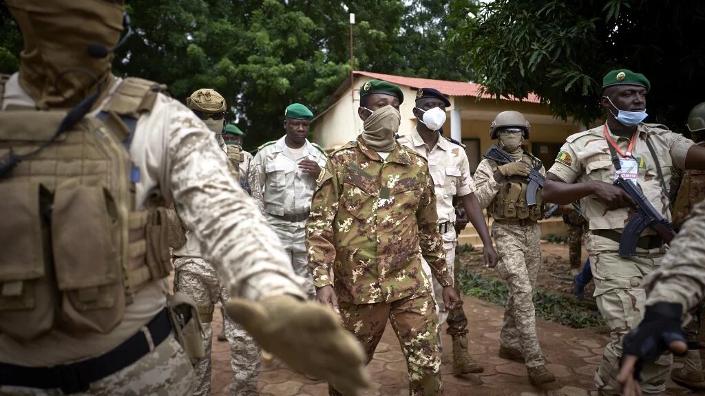 Assimi Goita, le colonel à la tête du Comité national pour le salut du peuple, qui a renversé le président Ibrahim Boubacar Keita le 18 août 2020 (AFP)
