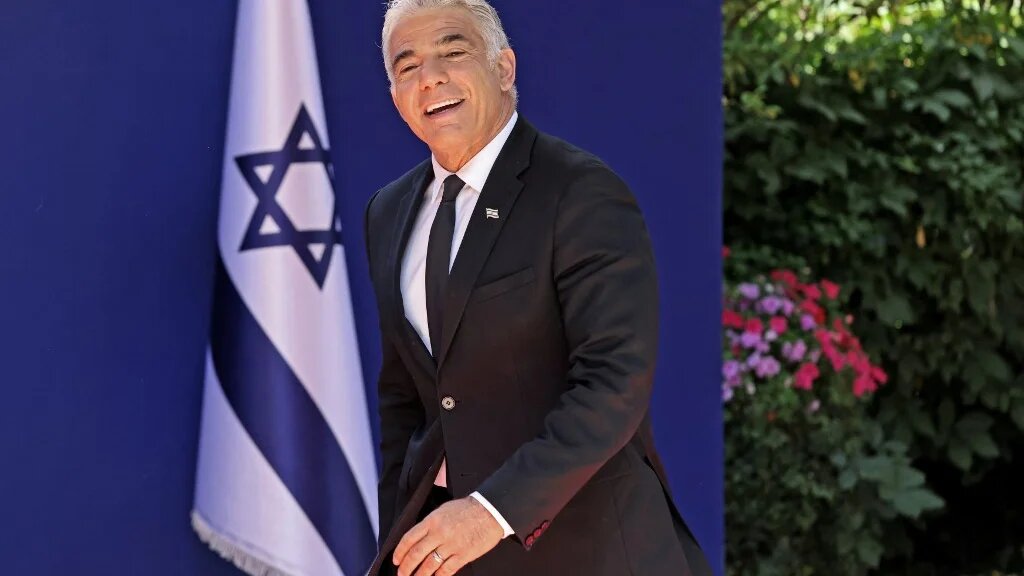 Lors de sa visite, Yaïr Lapid devrait rencontrer son homologue marocain Nasser Bourita (AFP/Emmanuel Dunand)