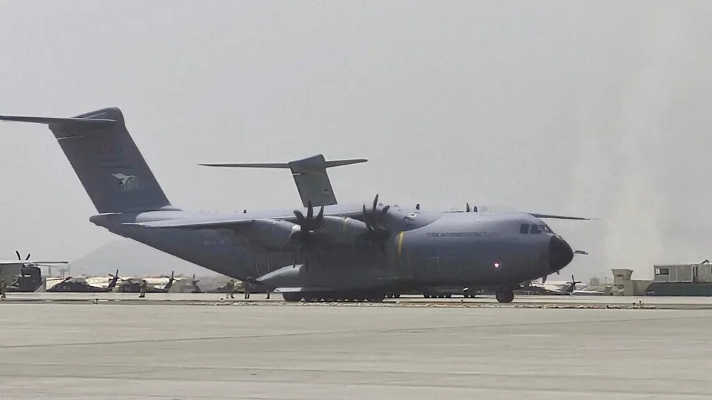 A400 M type transport aircraft of the Turkish Air Forces 