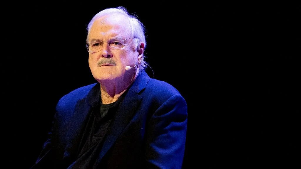 British comedian Johan Cleese performs his show "The Last Time To See Me Before I Die" on April 24, 2016 at the New Luxor Theatre in Rotterdam.