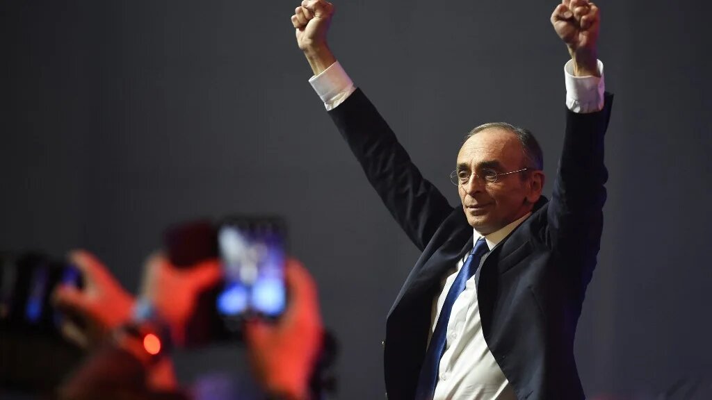 Meeting du candidat Éric Zemmour à Lille (nord de la France), le 5 février 2022 (AFP/Julien De Rosa)