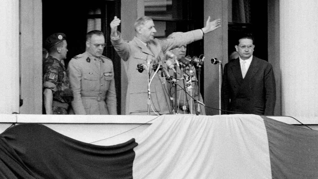 Le vœu du général de Gaulle en 1958 (sur cette photo, à Alger) : « Tous Français, de Dunkerque à Tamanrasset » (AFP)