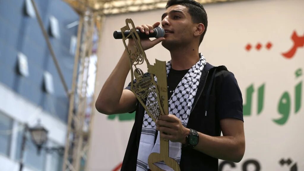 Palestinian "Arab Idol" winner Mohammed Assaf 